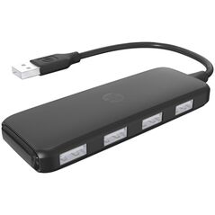 HUB USB HP USB (2.0) hub 4-port, DHC-CT110C, czarny, Hewlett-Packard