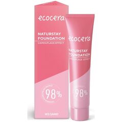 Ecocera  ECOCERA Naturstay Foundation Naturalny Podkład - efekt kamuflażu W3 Sand 30ml