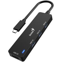 HUB USB Genius USB (3.0) hub 4-port, UH-400, czarny, Genius