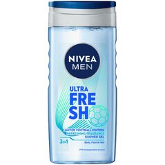 Nivea NIVEA MEN Żel pod prysznic 3w1 Ultra Fresh 250 ml - wersja limitowana