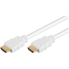 Kabel Neutralle Video Kabel HDMI M - HDMI M, HDMI 2.0 - High Speed with Ethernet, 0.5m, pozłacane złącza, biały