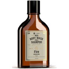 HiSkin HISKIN Men Whisky Żel do mycia ciała i szampon do włosów i brody 3w1 - Fire 330 ml
