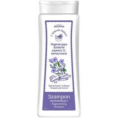 Joanna JOANNA Z Apteczki Babuni Szampon do włosów - Siemię lniane i lukrecja 300 ml