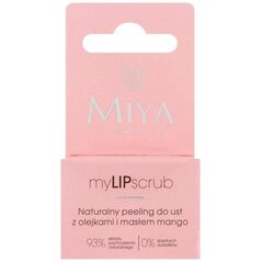 Miya MIYA MyLIPscrub naturalny peeling do ust z olejkami i masłem mango 10g