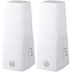 Maximex Lampka nocna LED z sensorem ruchu, 2w1 - 2 sztuki