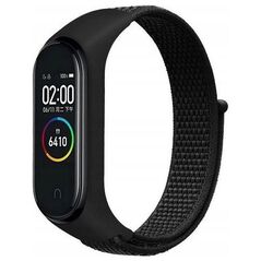 Beline Beline pasek Mi Band 7/6/5/4/3 NylonLoop czarny/black