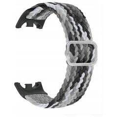 Beline Beline pasek Mi Band 8 Nylon czarno-biały/black-white