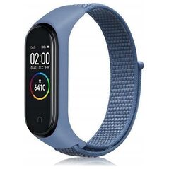 Beline Beline pasek Mi Band 7/6/5/4/3 NylonLoop niebieski/blue