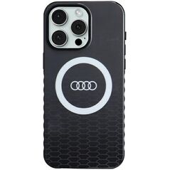 Audi Audi IML Big Logo MagSafe Case iPhone 15 Pro Max 6.7" czarny/black hardcase AU-IMLMIP15PM-Q5/D2-BK