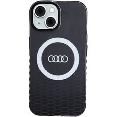 Audi Audi IML Big Logo MagSafe Case iPhone 15 / 14 / 13 6.1" czarny/black hardcase AU-IMLMIP15-Q5/D2-BK