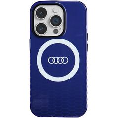 Audi Audi IML Big Logo MagSafe Case iPhone 14 Pro 6.1" niebieski/navy blue hardcase AU-IMLMIP14P-Q5/D2-BE