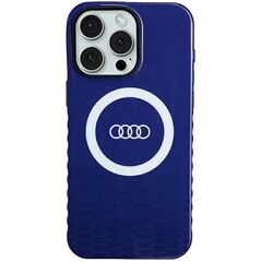 Audi Audi IML Big Logo MagSafe Case iPhone 15 Pro Max 6.7" niebieski/navy blue hardcase AU-IMLMIP15PM-Q5/D2-BE