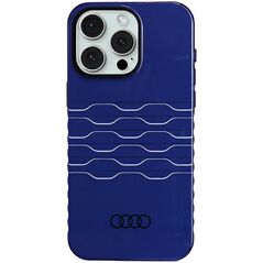 Audi Audi IML MagSafe Case iPhone 15 Pro Max 6.7" niebieski/navy blue hardcase AU-IMLMIP15PM-A6/D3-BE