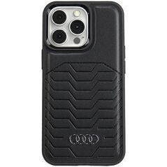 Audi Audi Synthetic Leather MagSafe iPhone 13 Pro / 13 6.1" czarny/black hardcase AU-TPUPCMIP13P-GT/D3-BK