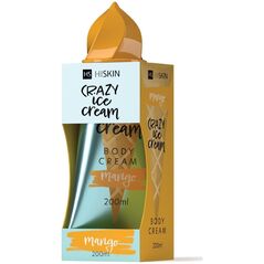 HiSkin HISKIN Crazy Ice Cream Krem do ciała - Mango 200 ml