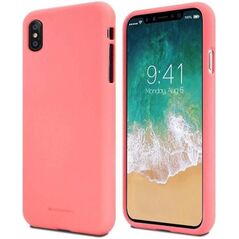 Vega MERCURY SOFT FEELING IPHONE 15 6.1 RÓŻOWY MAT ETUI NAKŁADKA METAL CASE JELLY>