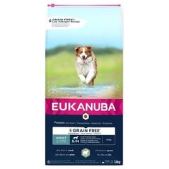 EUKANUBA EUKANUBA  dorosły mała i średnia rasa bez zbóż jagnięcina - sucha karma dla psa - 12 kg