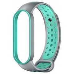 Beline Beline pasek Design Mi Band 7/6/5 szaro-zielony /grey-green