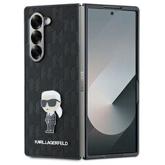 Karl Lagerfeld case for Samsung Galaxy Z Fold6 KF002204 black Saffiano Ikonik Pin 3666339322588