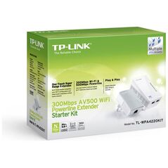TP-LINK 300Mbps AV600 WiFi Powerline Extender Starter Kit (TL-WPA4220KIT) (TPTL-WPA4220KIT) έως 12 άτοκες Δόσεις