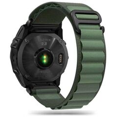 Strap for GARMIN FENIX 5 / 6 / 6 PRO / 7 Tech-Protect Nylon Pro green 9319456607734