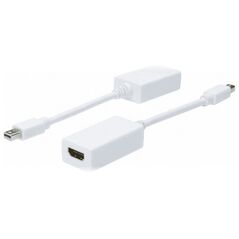 Adapter AV Digitus DisplayPort Mini - HDMI biały (AK-340411-001-W)