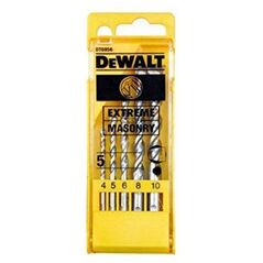 Wiertło Dewalt do betonu walcowe 4 5 6 10 8mm 5szt. (DT6956-QZ)
