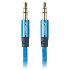 Kabel Lanberg Jack 3.5mm - Jack 3.5mm 2m niebieski (CA-MJMJ-10CU-0020-BL)
