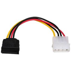 Akyga Molex - SATA, 0.15m, Wielokolorowy (AK-CA-17)