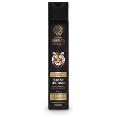Natura Siberica Men Energetyzujący szampon do mycia włosów i ciała 2w1 Wściekłość Tygrysa 250ml