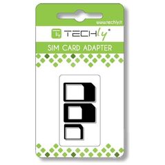 Techly Adapter Karty SIM, nano-SIM, Micro-SIM (301535)