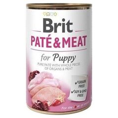 Brit Brit Pate & Meat Dog Puppy puszka 400g