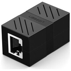 Ugreen Złączka, przedłużka sieciowa RJ45 UGREEN Ethernet, 8P/8C, Cat.7, UTP (czarna)