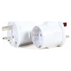 Gembird Adapter zasilania ANG/PL (wtyk ANG/gniazdo PL)