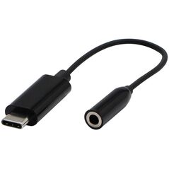 Adapter AV Neutralle USB/Audio USB C (M) - Jack (3,5mm) F, stereo, czarna, Logo blistr