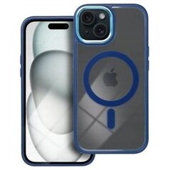 TelForceOne WYP ETUI CASE PLECKI Color Edge Mag Cover kompatybilny z MagSafe do IPHONE 15 (niebieski)