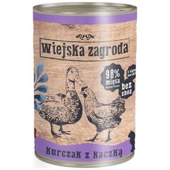 Wiejska Zagroda Wiejska Zagroda - Kurczak z kaczką - Mokra karma dla kota - 400g