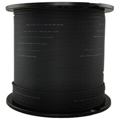 Alantec FO Kabel światłowodowy OS2 FTTH płaski SM 2J 9/125 LSOH biały, wzmocnienie dwoma prętami stalowymi 1000m - ALANTEC