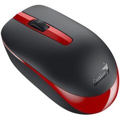 Mysz Genius Mysz bezprzewodowa, Genius NX-7007, czarno-czerwona, optyczna, 1200DPI