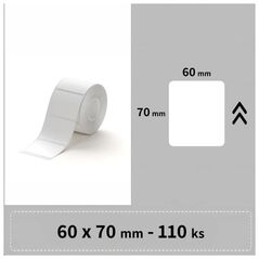 Niimbot Niimbot štítky T 60x70mm 110ks Bílé pro B3S