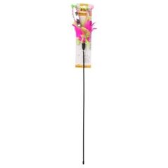 Dingo DINGO Wędka dla kota foxi 45+15cm różowo - zielona