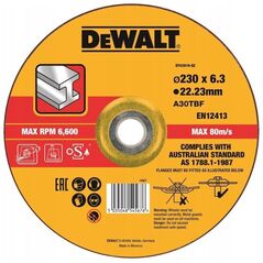 Dewalt tarcza do cięcia stali 230mm x 6.0mm