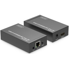 Adapter AV Digitus Przedłużacz/Extender HDMI 1080p 60Hz 120m po skrętce Cat.6/6A/7/8 HDCP 1.3 IR, zestaw