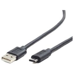 Kabel USB Gembird USB-A - 1 m Czarny (CC-USB2-AMCM-1M)