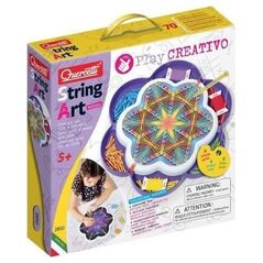 Quercetti QUERCETTI STRING ART MANDALA - KREATYWNA ZABAWA