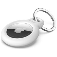 Belkin Secure AirTag Holder with Keyring - White