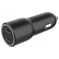 Ładowarka Gembird GEMBIRD Ładowarka samochodowa 2x USB Typ-C 40W 4A czarna