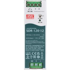 Mean Well ZASILACZ IMPULSOWY SDR-120-12 MEAN WELL