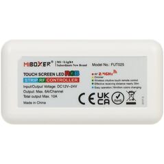 MiBoxer STEROWNIK OŚWIETLENIA LED Z PILOTEM FUT025 2.4 GHz, RGB 12... 24V DC MiBOXER / Mi-Light