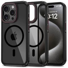 Case for IPHONE 15 PRO Tech-Protect MagHybrid MagSafe black & red 5906302312566